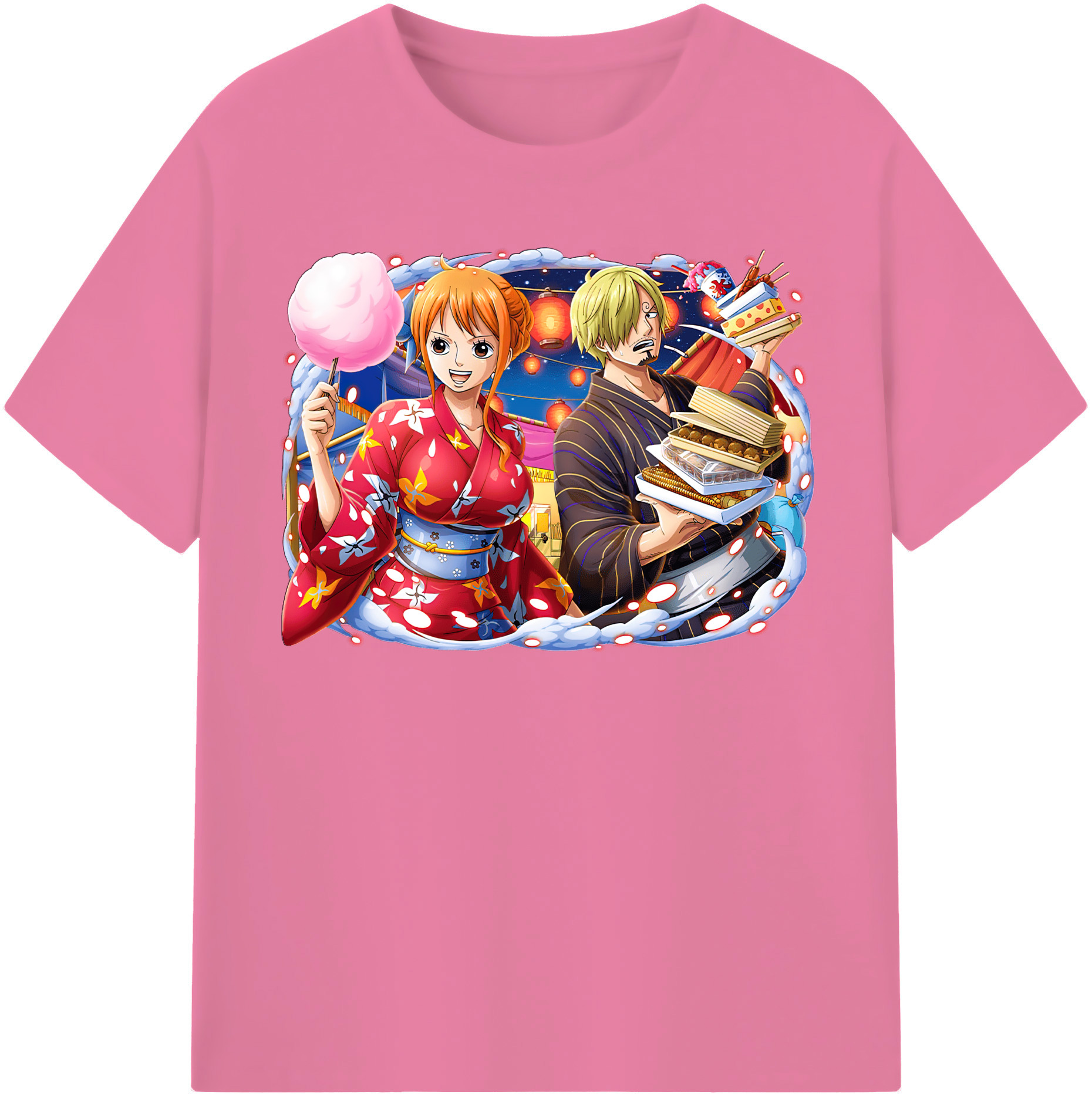 ワンピース サンジ ONE PIECE Sanji 綿100％半袖Tシャツ（フロントプリント）